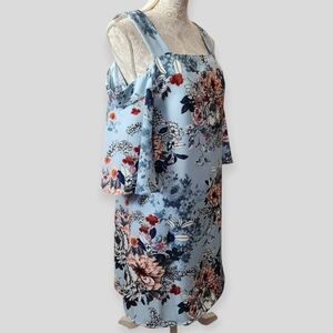 Just...Taylor Cold Shoulder Floral Dress size 8